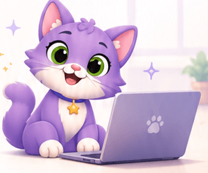 Luna the cat mascot